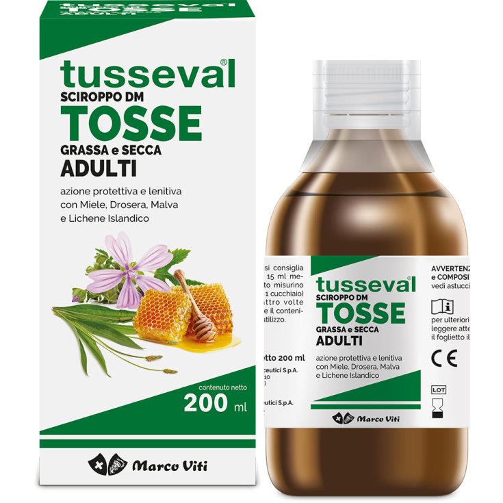 Tusseval TOUX Adultes Marco Viti Sirop 200 ml