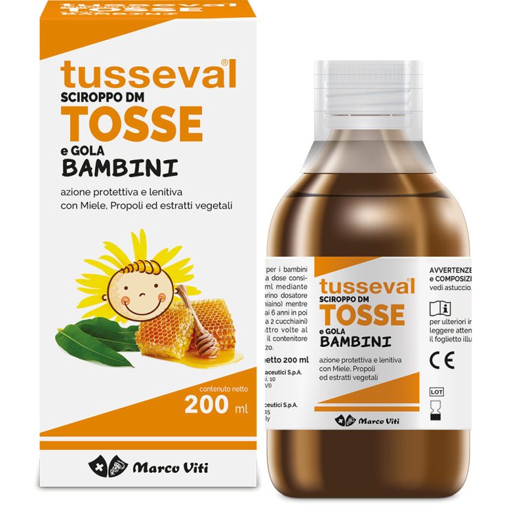 Tusseval TOUX Enfants Marco Viti Sirop 200ml