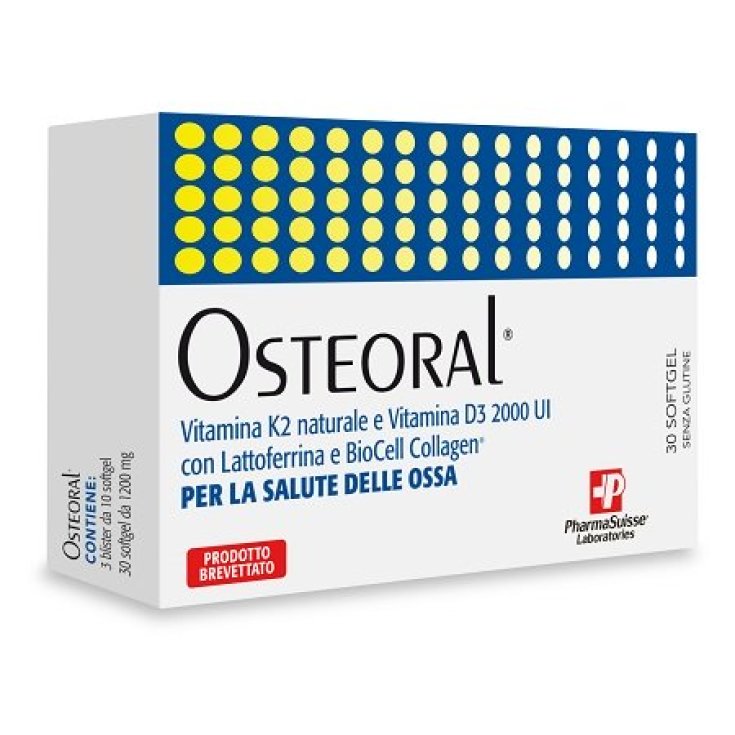 Laboratoires Pharmasuisse Osteoral 30 Capsules Molles