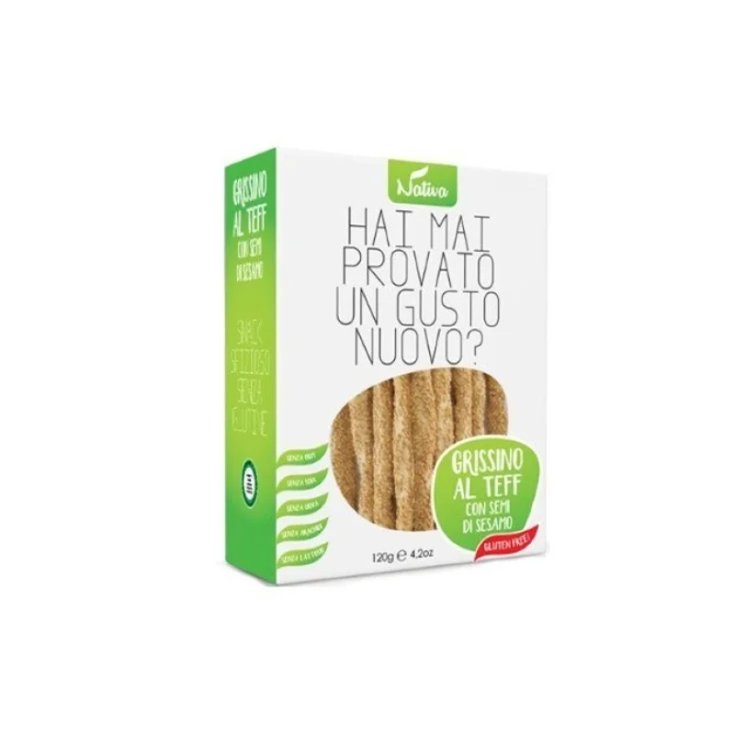 Nativa Food Gressin Teff Aux Graines De Sésame Sans Gluten 120g