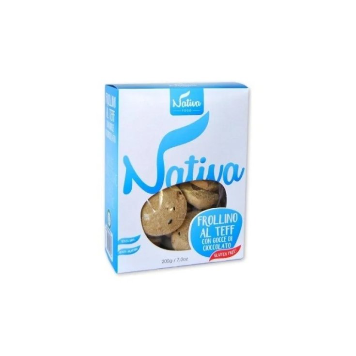 Nativa Food Sablés Au Teff Aux Pépites De Chocolat Sans Gluten 200g