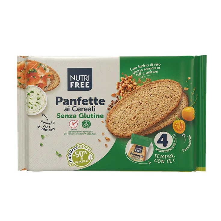 NutriFree Panfette Rustique Multicéréales Sans Gluten Et Lactose 320g (4x80g)