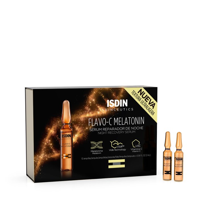 Isdin Isdinceutics Flavo-C Mélatonine Sérum Réparateur Nuit 30x2 ml