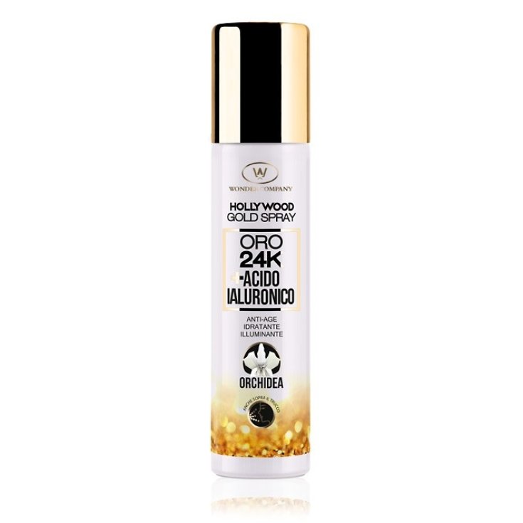 LR Wonder Company Hollywood Gold Spray 24K Gold Anti-Age Illuminating Moisturizer 75 ml