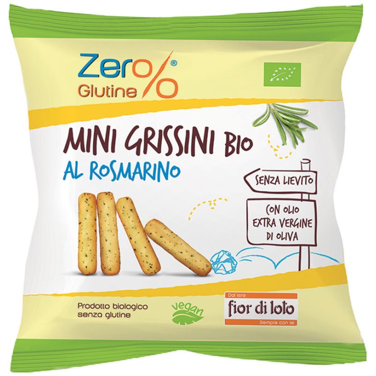 Fior Di Loto Mini Gressins Au Romarin Bio Sans Gluten 30g