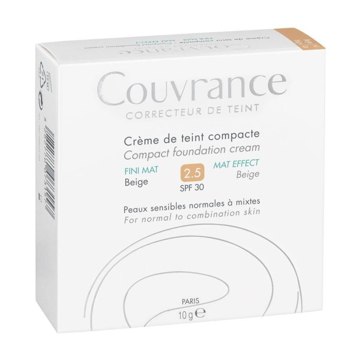 Couvrance Compact Crème Effet Velours Beige Avène