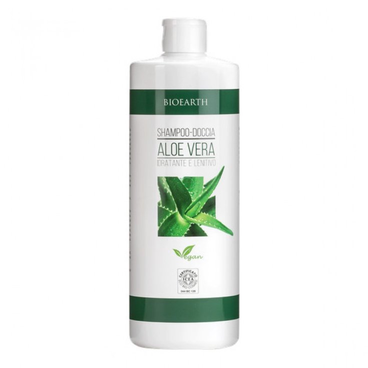 Bioearth Shampooing-Douche Aloe Vera Nettoyant 500 ml