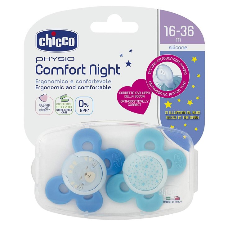 Chicco Sucette Silicone Physio Confort Bébé Confort 16-36 M 2u
