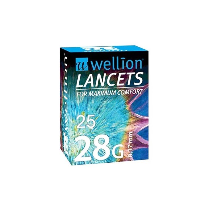 Wellion Lancets G28 Autopiqueur 25 pièces