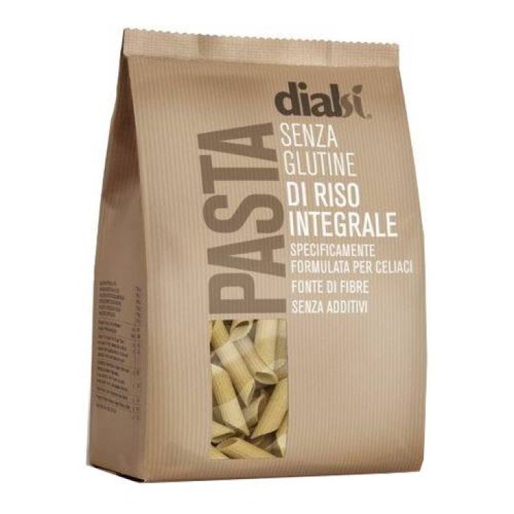 Dialsì® Pâtes de Riz Brun Sans Gluten Format Penne 400g