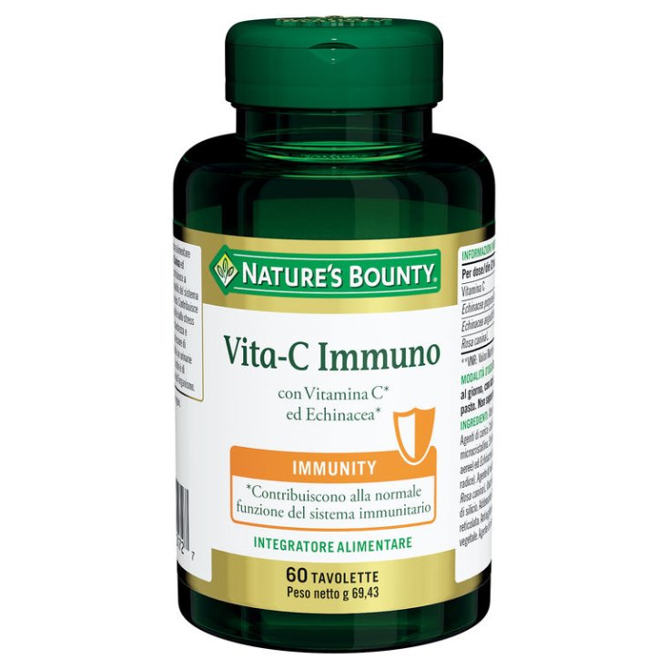 Nature's Bounty Vita C Immuno Complément Alimentaire 60 Comprimés