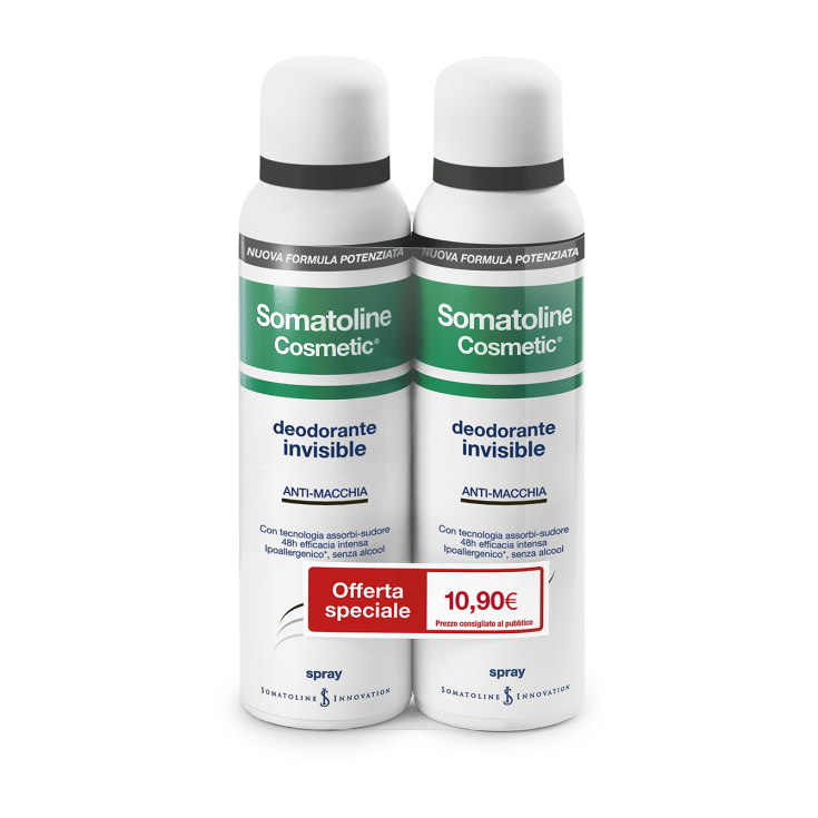 Somatoline Cosmetic Déodorant Invisible Spray Duo 2x150 ml