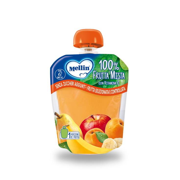 Snack Mellin 100% fruits mélangés 90g
