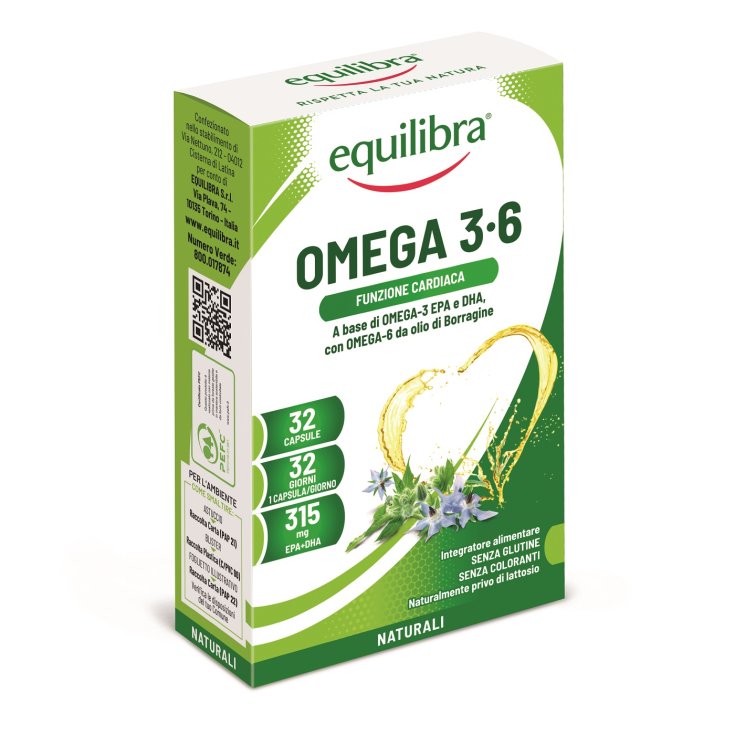 Oméga 3-6 Equilibra® 32 Gélules