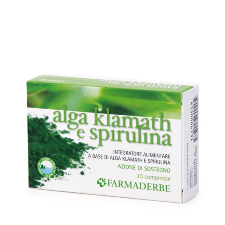 Farmaderbe Alga Klamat Spiruline Complément Alimentaire 30 Comprimés