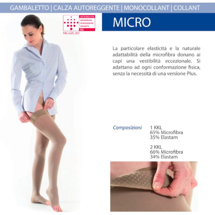 Kamila Micro C1 Bout Fermé Filet Beige L