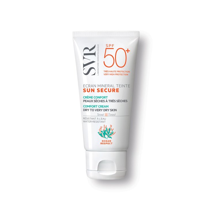 SUN SECURE Ecran Minéral Teinté Peaux Sèches SPF50 + SVR 50 ml