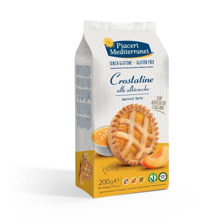 Piaceri Meditteranei Tartelettes Abricot Sans Gluten 4x50g