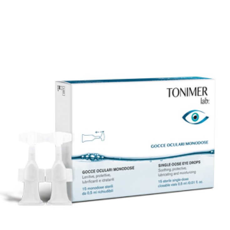 Tonimer Lab Gouttes Oculaires Monodoses 12 Flacons