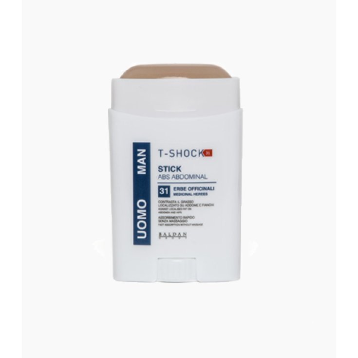 Baldan Group T-Shock Abs Stick Abdominal Anticellulite Homme 75 ml
