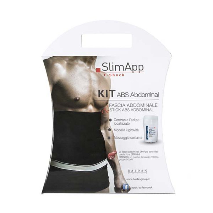 B&M Baldan SlimApp T-Shock Kit ABS Abdominal Abdominal Band L/XL + Stick ABS Abdominal