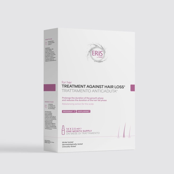 Eriis Traitement Anti Chute de Cheveux pour Femme 14 Ampoules