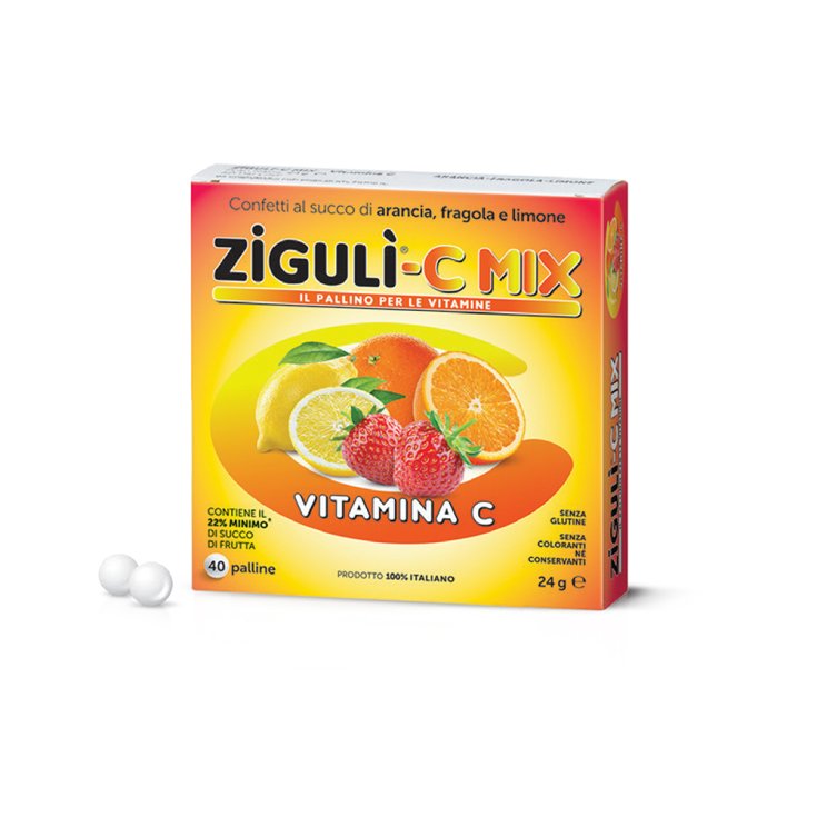 Falqui Ziguli-C Mix Vitamines 40 Boules 24g
