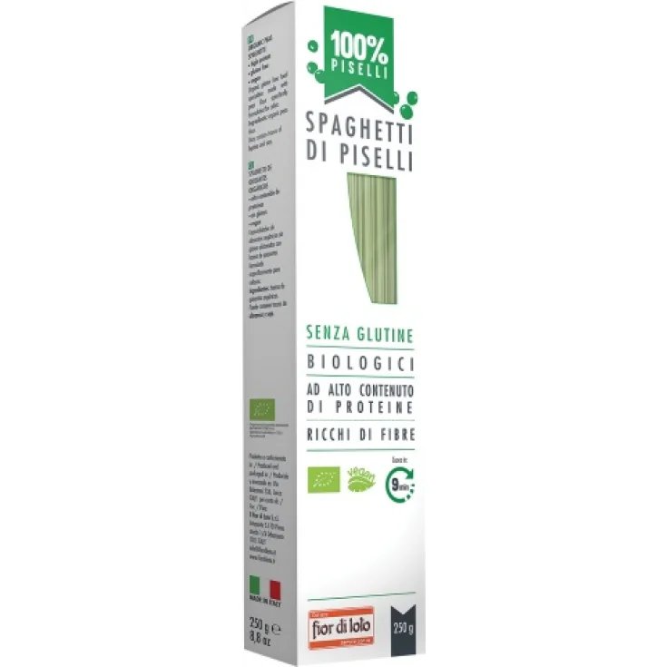 Fior Di Loto Spaghettis aux pois verts sans gluten 250g