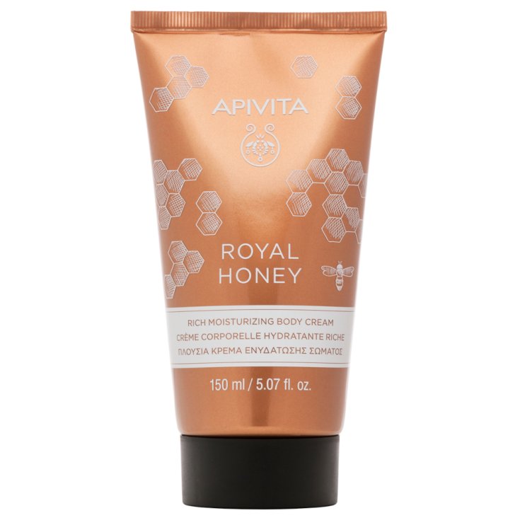 Apivita Royal Honey Crème Corporelle Hydratante Riche En Miel 150 ml