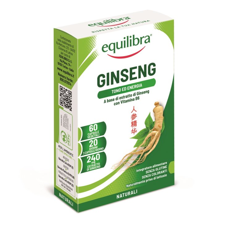 Equilibra® Ginseng 60 Gélules 19g