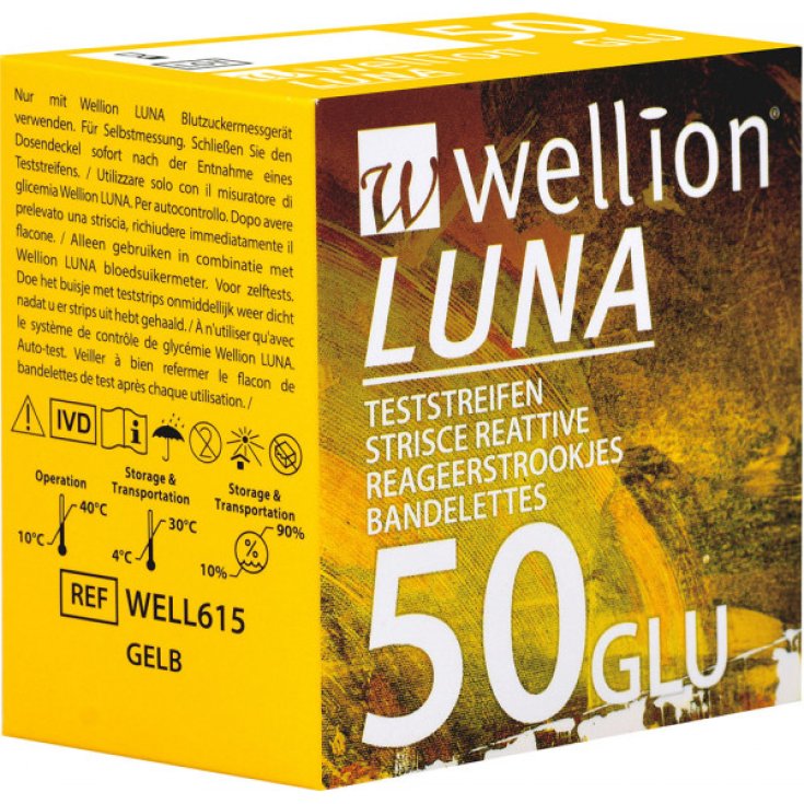 Wellion Luna 50 bandelettes Glycémie