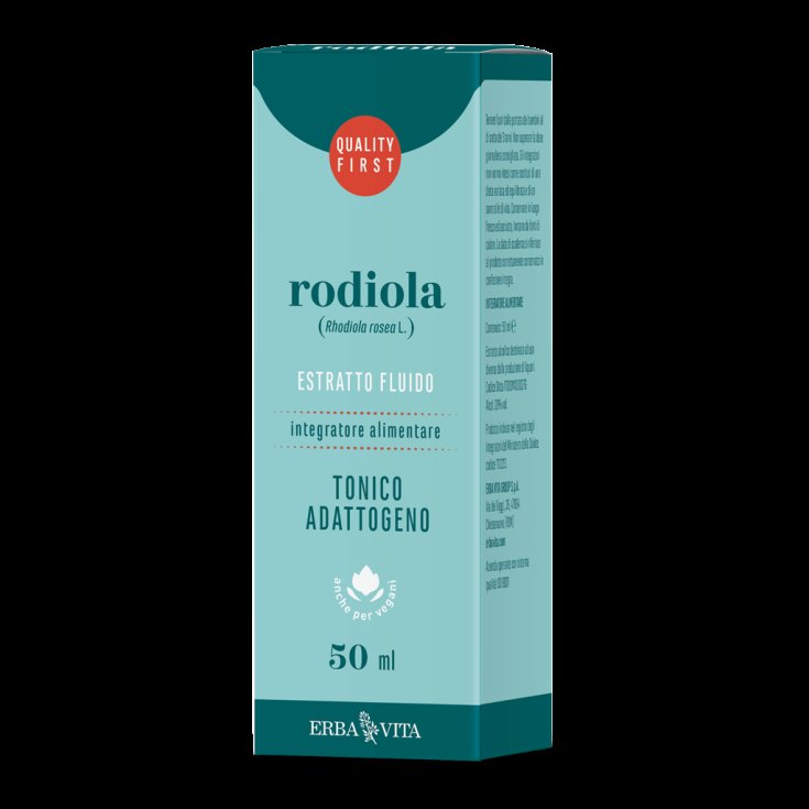 ErbaVita Extrait Fluide Racine de Rhodiola Complément Alimentaire 50ml