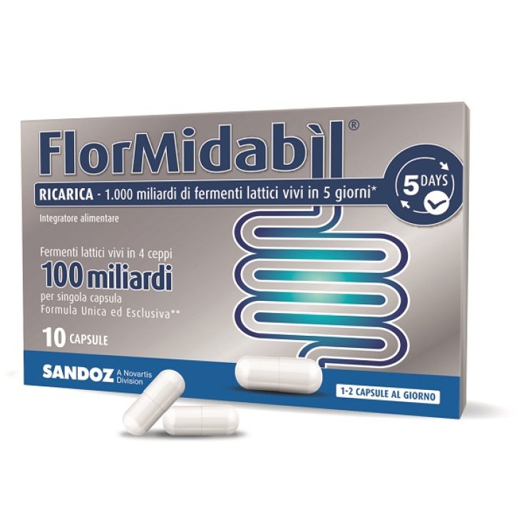 Sandoz Flomidabil Recharge Capsules Complément Alimentaire Sans Gluten 10 Capsules