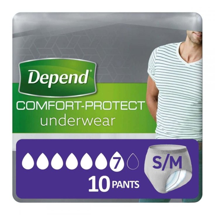 Comfort-Protect Depend® 10 Slip Homme Taille S / M Super absorption