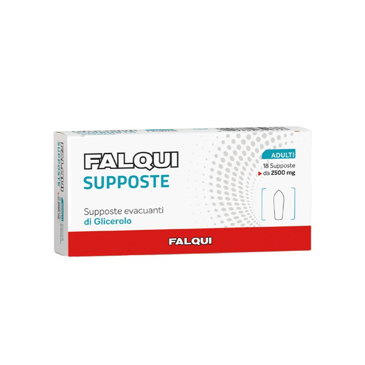 Falqui Suppositoires d'évacuation pour adultes 18 suppositoires
