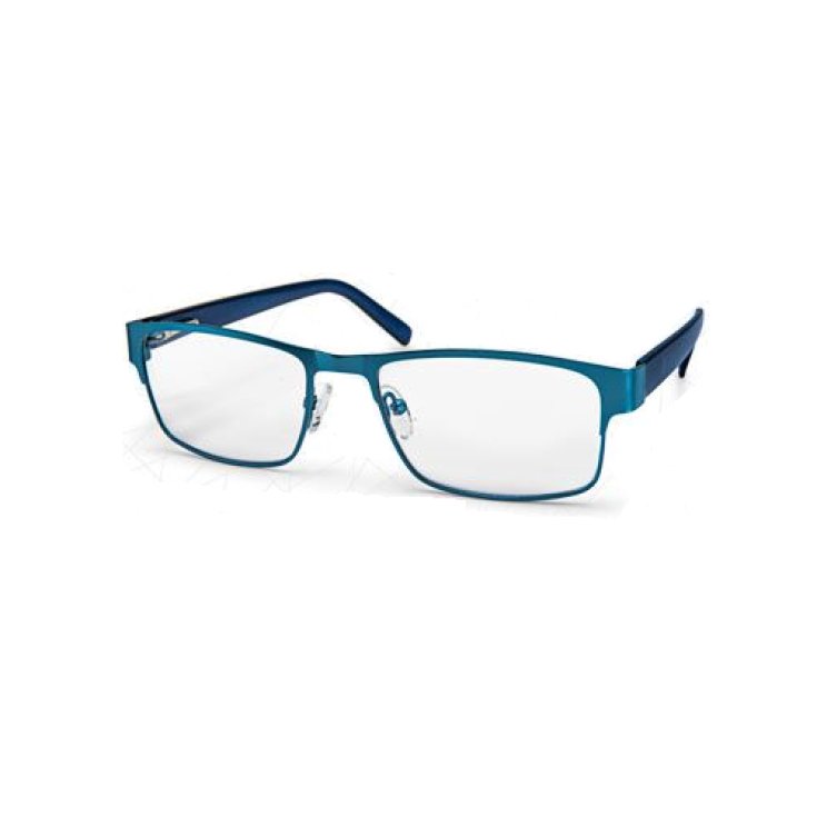 Lunettes de Lecture Pikdare Modèle Foocus Métal Couleur Bleu +1