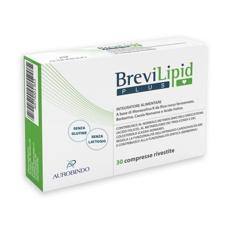 Aurobindo Brevilipid Plus Complément Alimentaire 30 Comprimés Enrobés