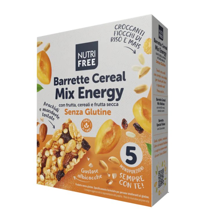 Nutrifree Cereal Mix Energy Barres Sans Gluten 28gx5