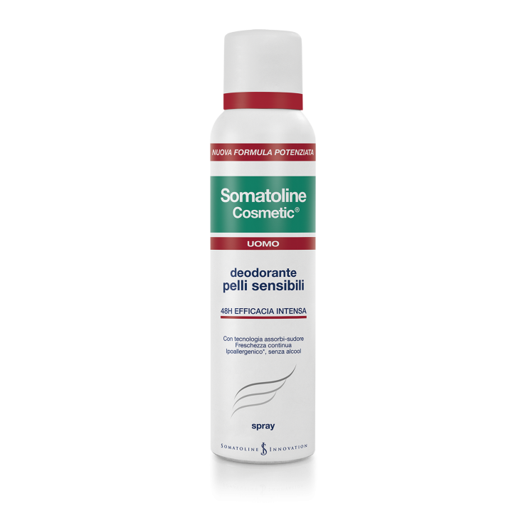 Somatoline Cosmetic Déodorant Homme Spray Peaux Sensibles 150 ml