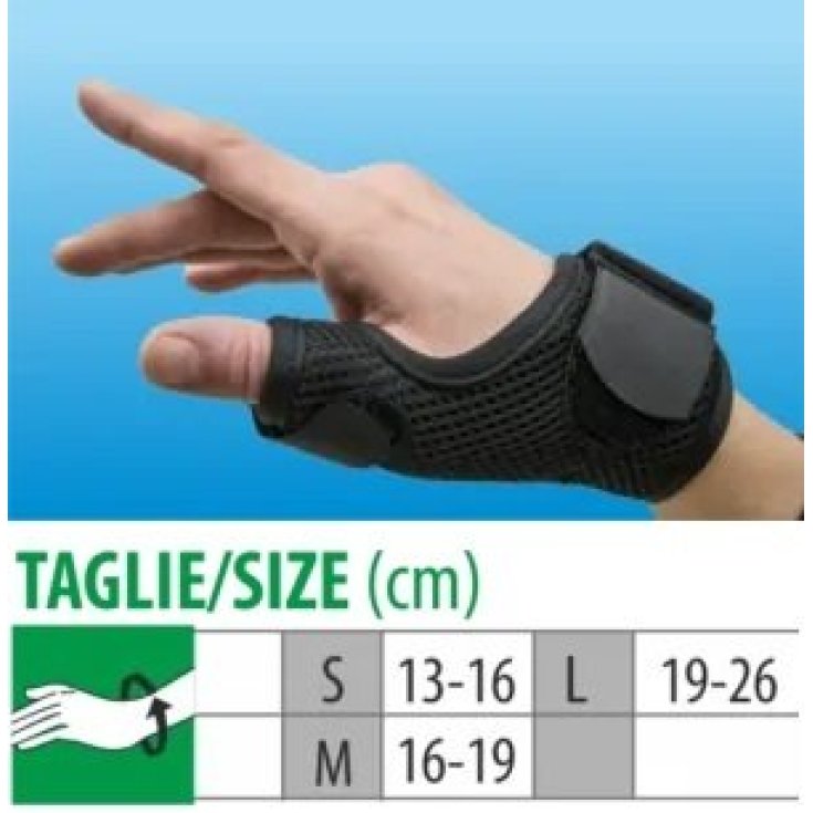 Orthèse de poignet Budetta Cliaortho avec bouton d'immobilisation Taille du poignet M