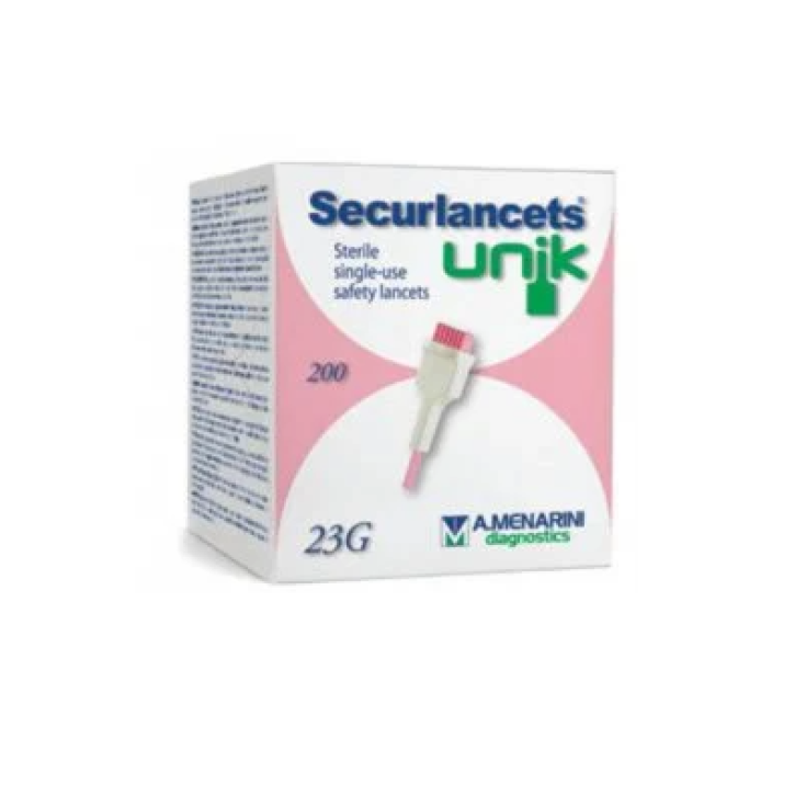 Securlancettes Unik G23 Lancettes Autopiqueur Jetable 200 Lancettes