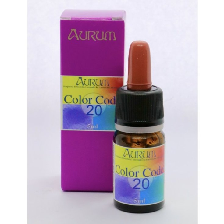 Aurum Code Couleur 20 Gouttes Homéopathiques 5 ml