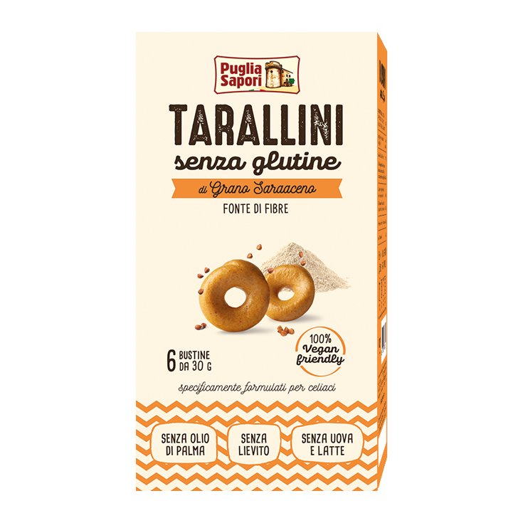 Pouilles Sapori Tarallini Sarrasin Sans Gluten 6x30g