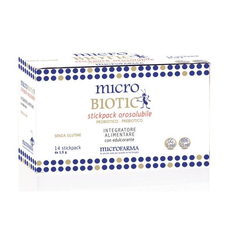 Pack de 14 sticks de complément alimentaire MicroBiotic