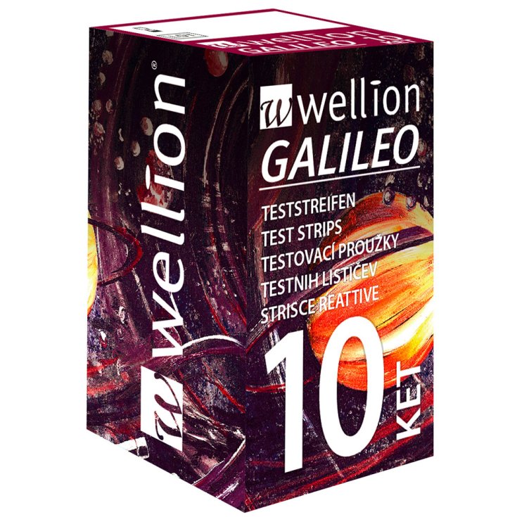 Bandelettes de test de cétone Wellion Galileo 10 tests de mesure de cétone