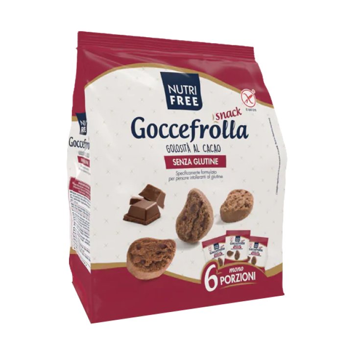 Nutrifree Gocciolotti Al Cioccolato Snack Sans Gluten 40gx6