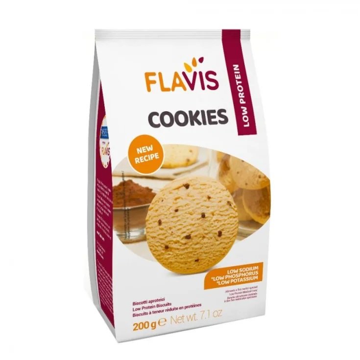 Flavis Cookies Aux Gouttes De Chocolat Biscuits Sans Protéines 200g