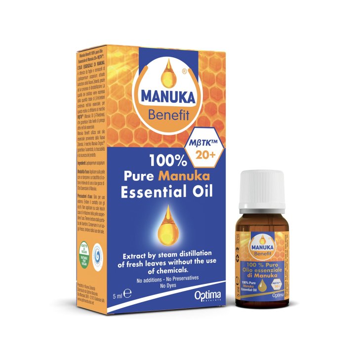 Huile Essentielle Pure de Manuka 100% Manuka Benefit® Optima Naturals 5ml