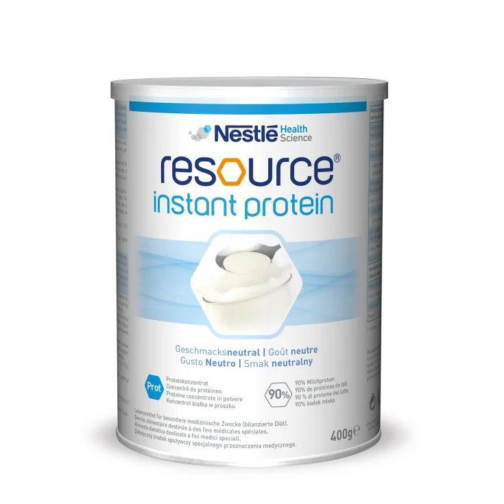 Nestle Health Science Resource Supplément de poudre de protéines instantanées avec protéines de lait 400g