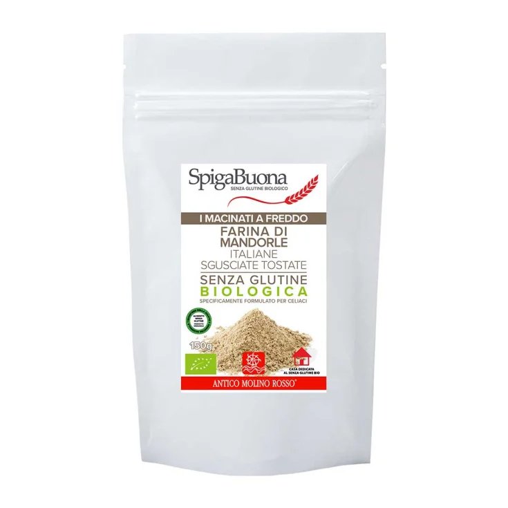 SpigaBuona Farine Complète d'Amandes Italiennes Grillées Bio Sans Gluten 150g